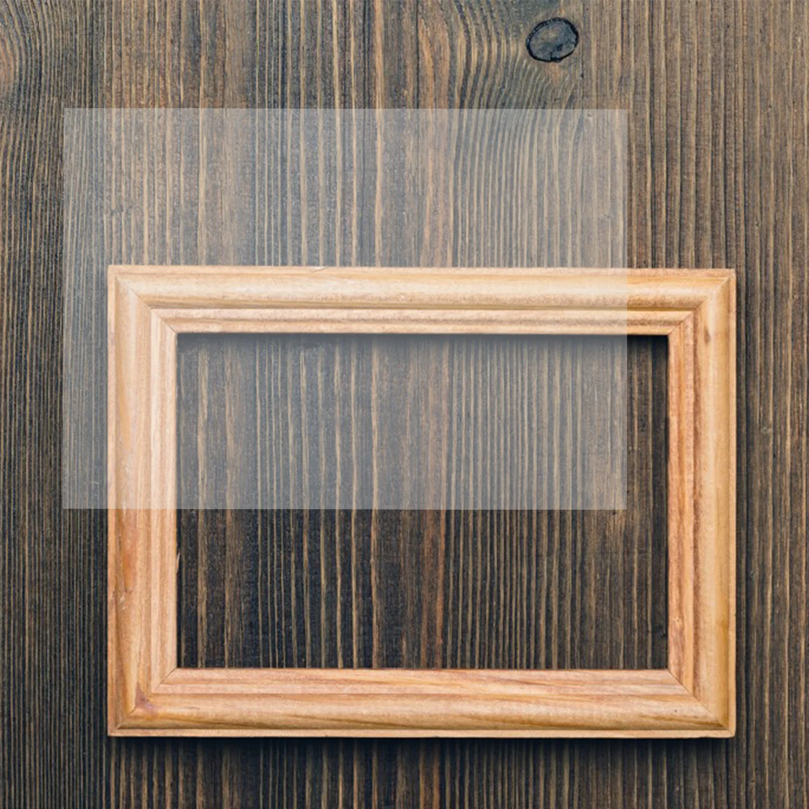 

10pcs Plastic Baffle Sheets Transparent Clear PC Panels Wall Decor DIY Home Display Boards Thin for Indoor Outdoor Use