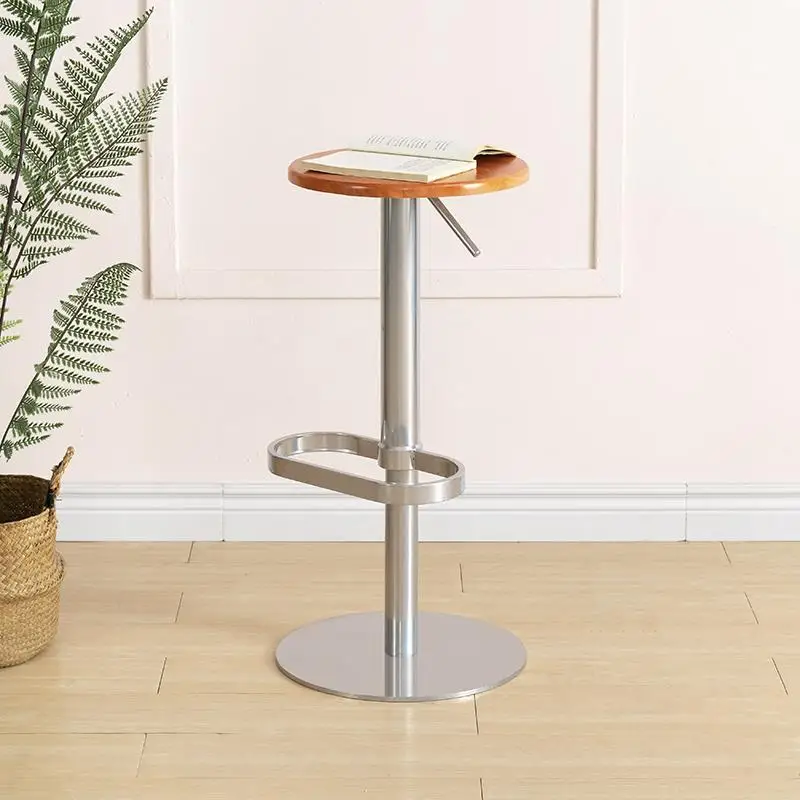 

Minimalist Adjustable Bar Stools Backless Metal Italian Unique Bar Stools Modern Designer Sturdy Mama Sandalyesi Home Furniture