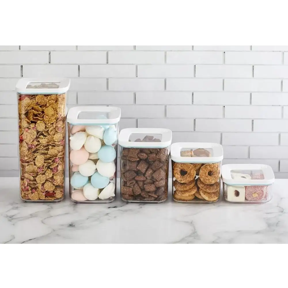 30 Pcs Kitchen Food Storage Container Set Airtight and Pantry Organization with Durable Lids for Cereal, Dry Food Flour & Sugar