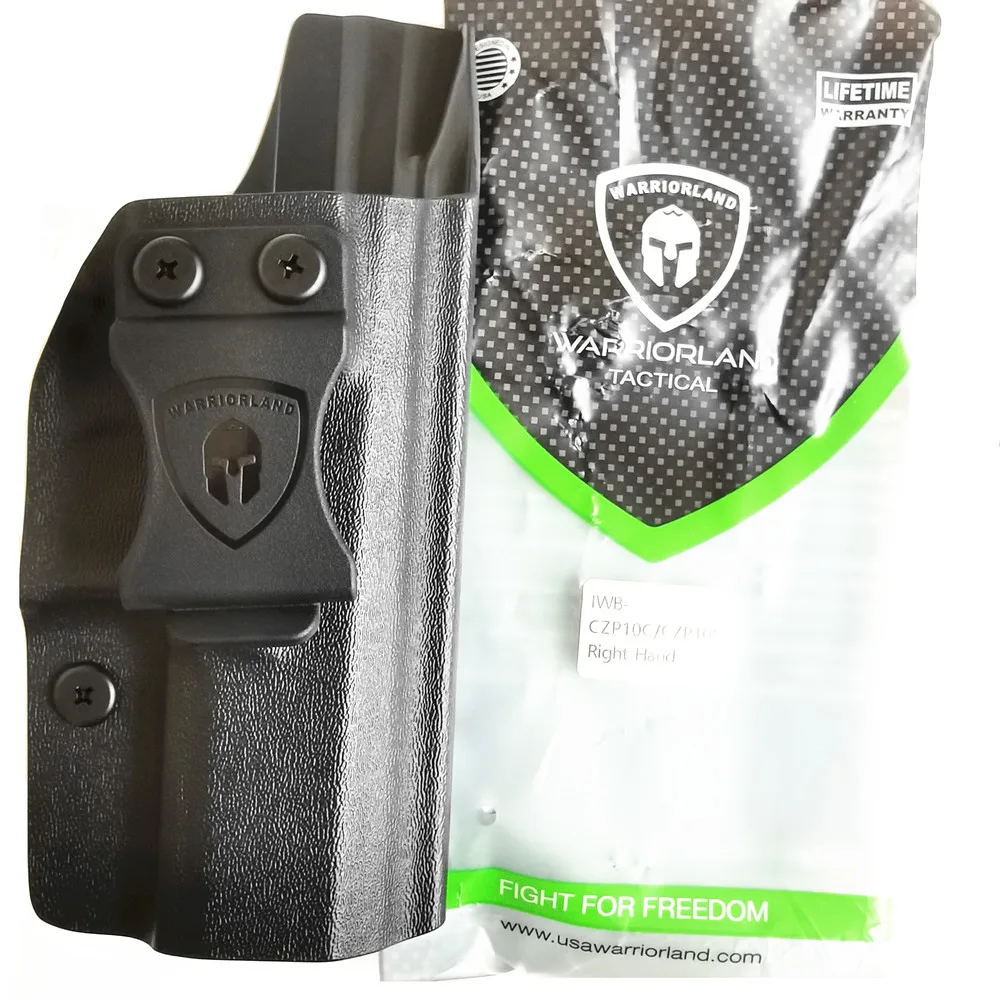 IWB Kydex الحافظة صالح تشيكوسلوفاكيا P10C تشيكوسلوفاكيا P10S مسدس مخفي داخل حزام كليب الليزر نمط حقيبة سوداء حالة اليد اليمنى الصيد الملحقات #2