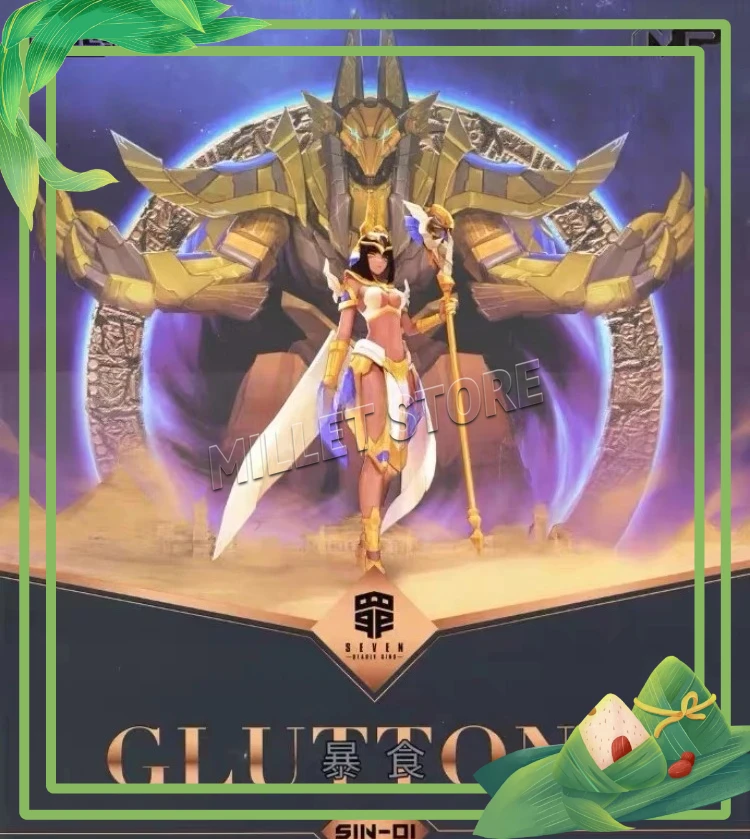 General Soul Girl Anubis Glutton modelo de ensamblaje siete pecados capitales máquina chica Cleopatra