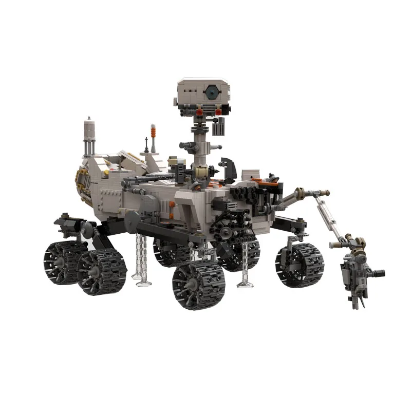 

MOC-80946 Mars Curiosity Rover 1:9 Scale Assembly Stitch Building Blocks Model • 2682 Part Building Blocks Children's Gift