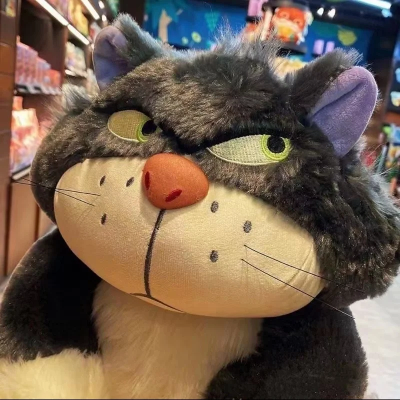 30-60cm Genuine Lucifer Plush Toy Stuffed Animal  Plush Toys Japan Figaro Cinderella's Cat Girl Kids Birthday Gift