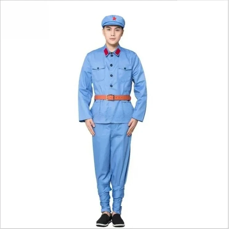 Eight way military uniform Old Time 1930s -1940s Red Army Suit  performance suits liberation army Officer Soldiers Clothing