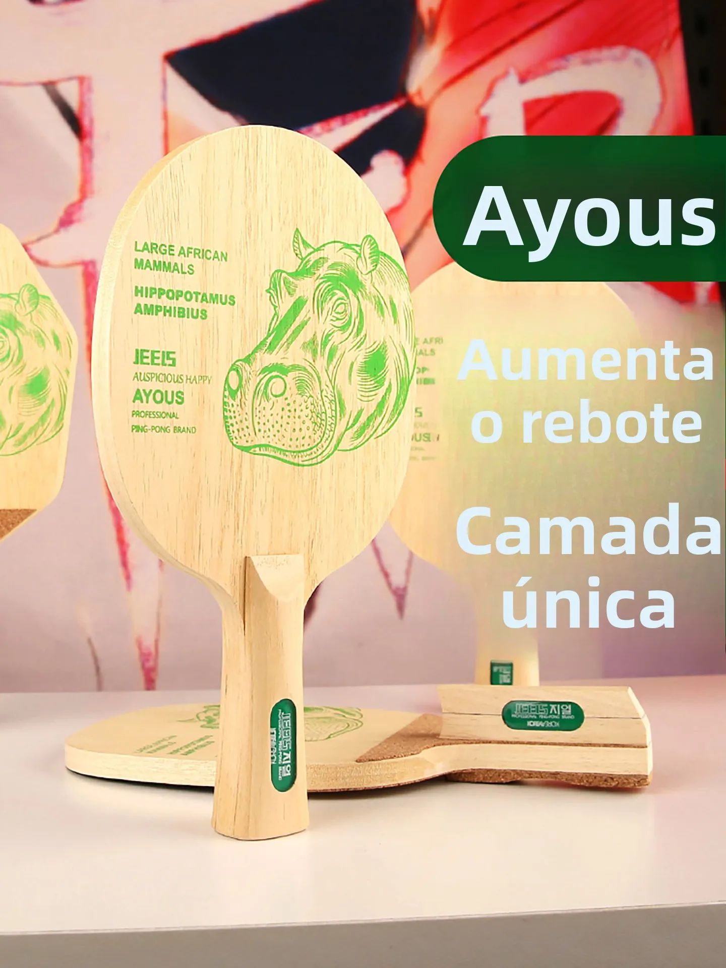 jeels-hexagonal-japanese-style-thickened-single-layer-auyus-wood-pong-paddle-base-board-professional-table-tennis