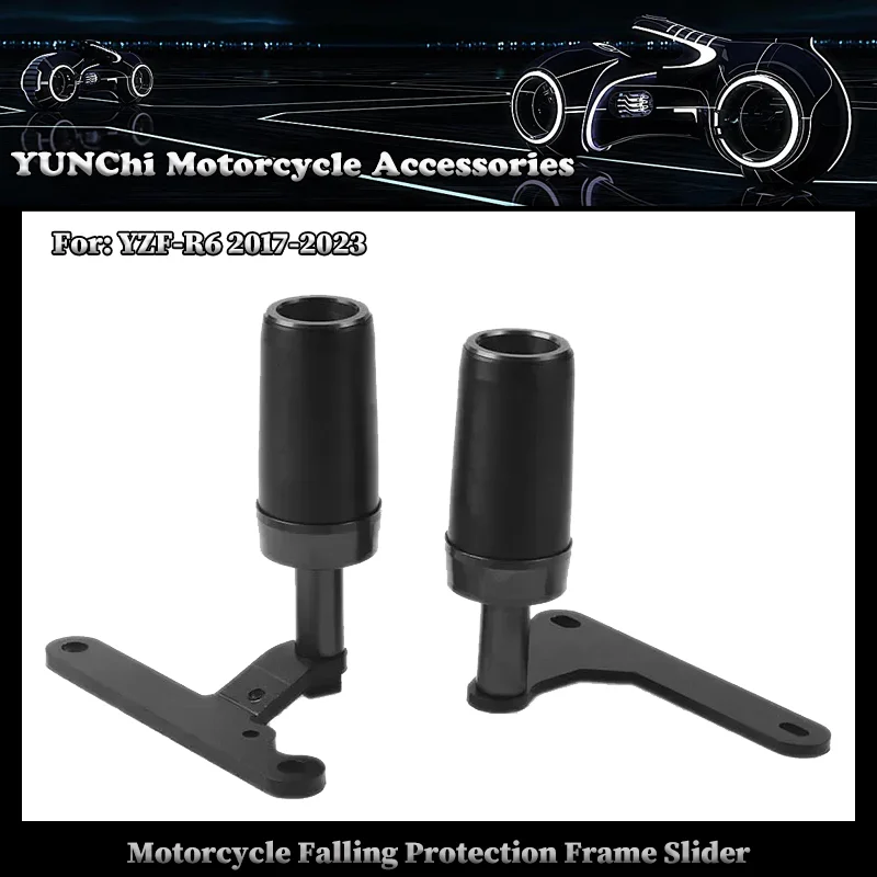 

Motorcycle Falling Protection Frame Slider Fairing Guard Crash Protector For YAMAHA YZFR6 YZF-R6 2017-2023