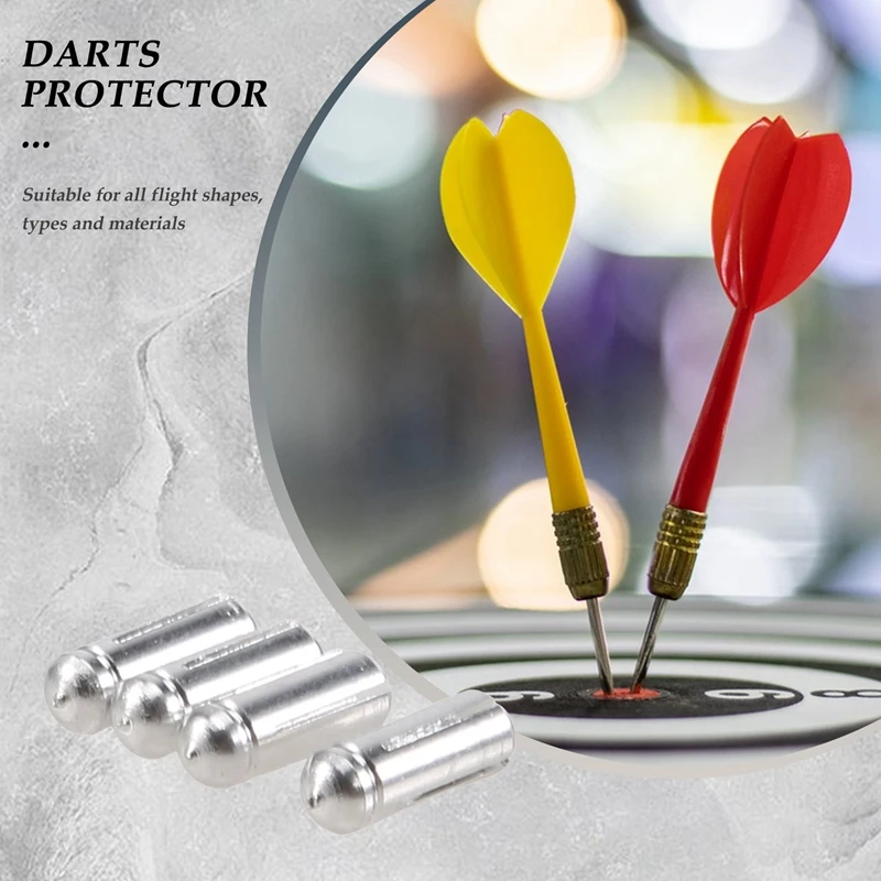 18 Pieces Dart Flight Protection Aluminum Dart Flight Protection