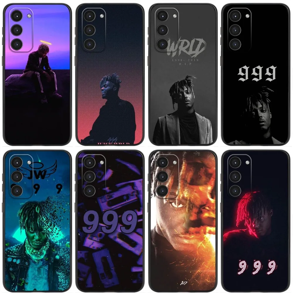 Singer J-Juice W-WRLD Phone Case For Samsung Galaxy A20,A21s,A22,A31,A32,A52,A53,A72,73,A80,A91 Soft Liquid Silicone Black Cover