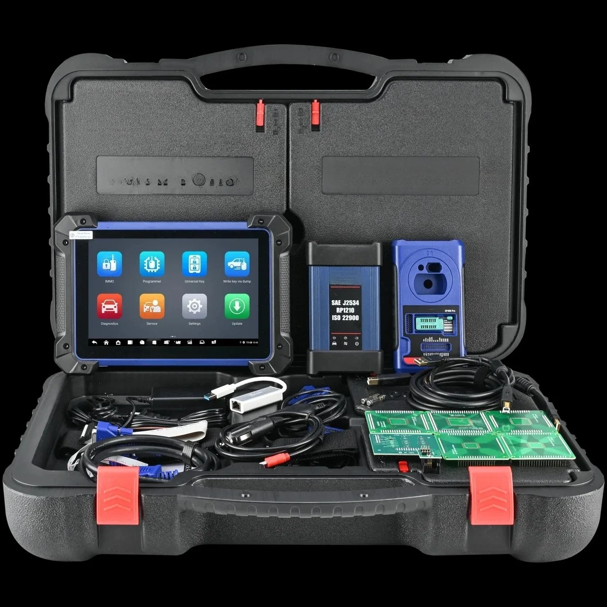 Picture 3: IM608pro II Automotive Locksmith Auto Key Programmer Car Obd2 Programming Machine Diagnostic Scanner Tool All Keys Lost