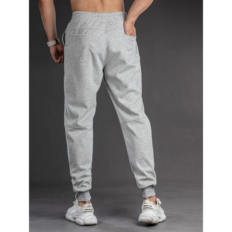 الساق تعادل Sweatpants الرجال بناطيل كاجوال ربيع الخريف الرباط فضفاض الرياضة الخفيفة المطبوخة حجم كبير XXXL جوكر قيعان #4