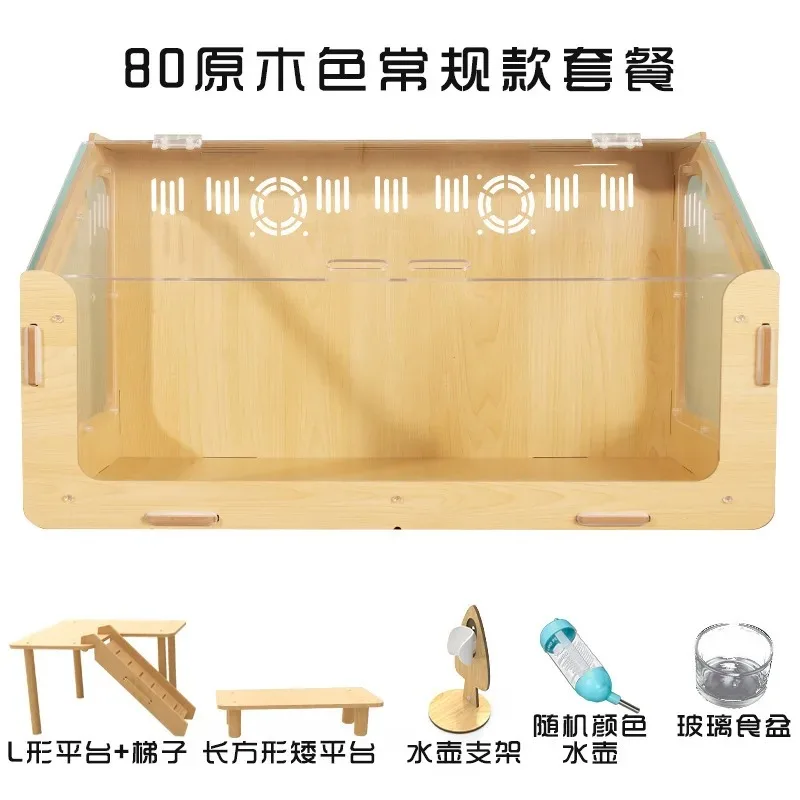 

Factory Wholesale Price Large Hamster Cage Wooden Syrian Rat Cage for Guinea Pig with All Accessories cages