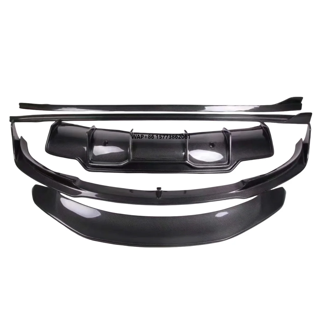 

Carbon Fiber Body Kit for Model 3 Front Lip Rear Diffuser Roof Spoiler V Style Body Kits