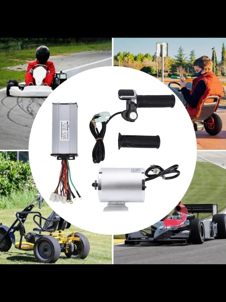 AliExpress NONE 2000W Electric Brushless DC Motor Kit 4500RPM with Speed Controller LCD Display Throttle Grip Kit for Go Karts Electric Bike