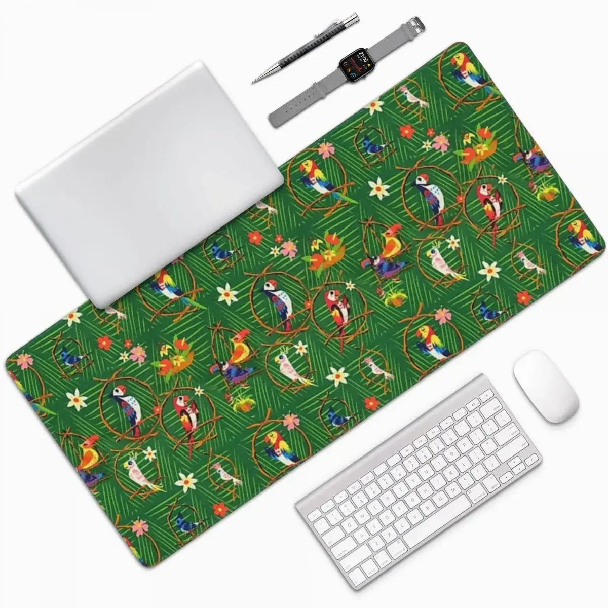 

Enchanted Tiki Room Large Mouse Pad Computer Keyboard Mouse Mat Gaming PC Laptop Desk Mat Office Accessories Table Mats
