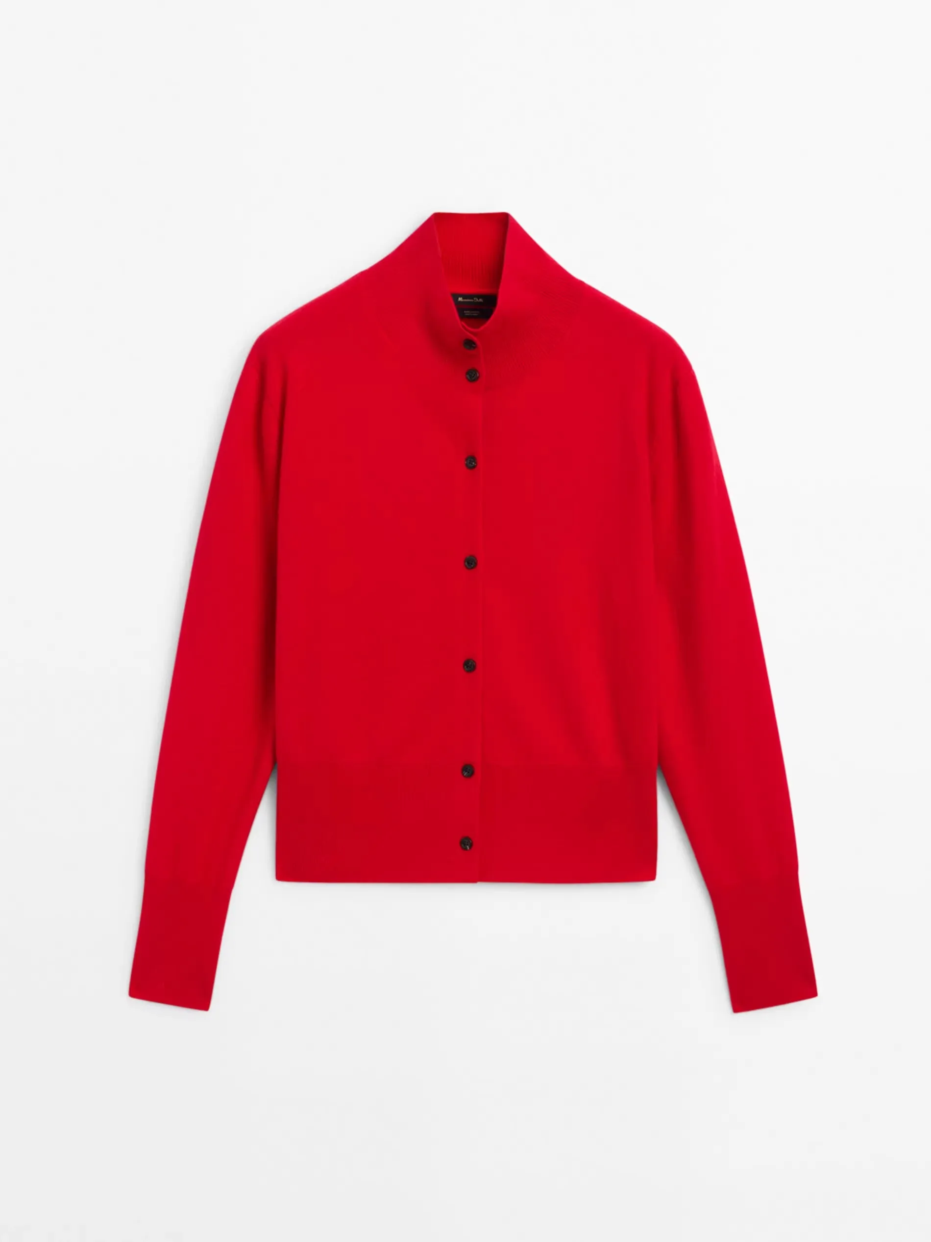 Ethereal MD 2025 masidutti ربيع جديد نمط الحد الأدنى ركاب سليم عالية الرقبة طويلة الأكمام سترة متماسكة