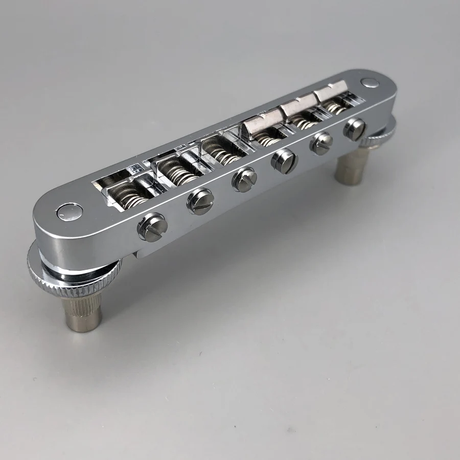 Puente de guitarra tipo Nashville cromado tune-o-matic para guitarra Lespaul