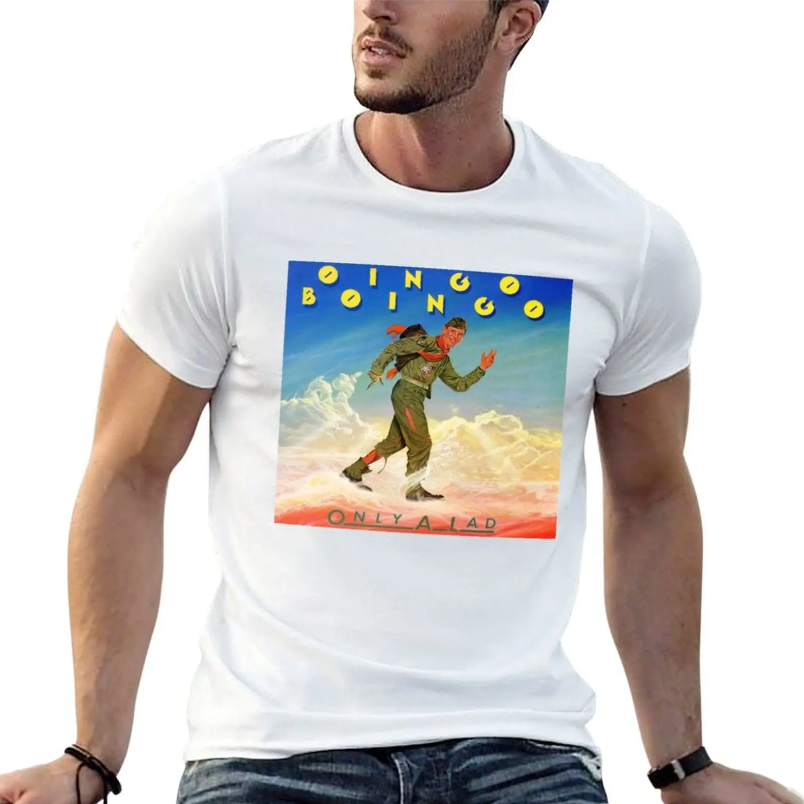 

Oingo Boingo Only A Lad T-Shirt man t shirts for men t shirts for man cotton soft man t shirt summer T-shirt