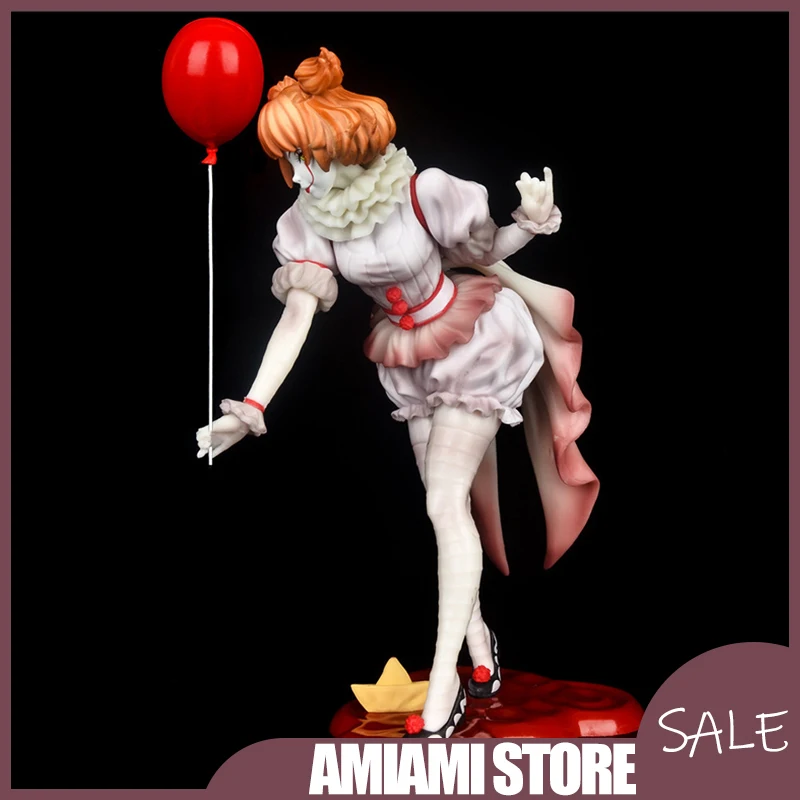 

19 см IT Pennywise женская версия фигурка масштабная модель витрина фильм ужасов Коллекционная настольная игрушка в подарок на день рождения и Рождество