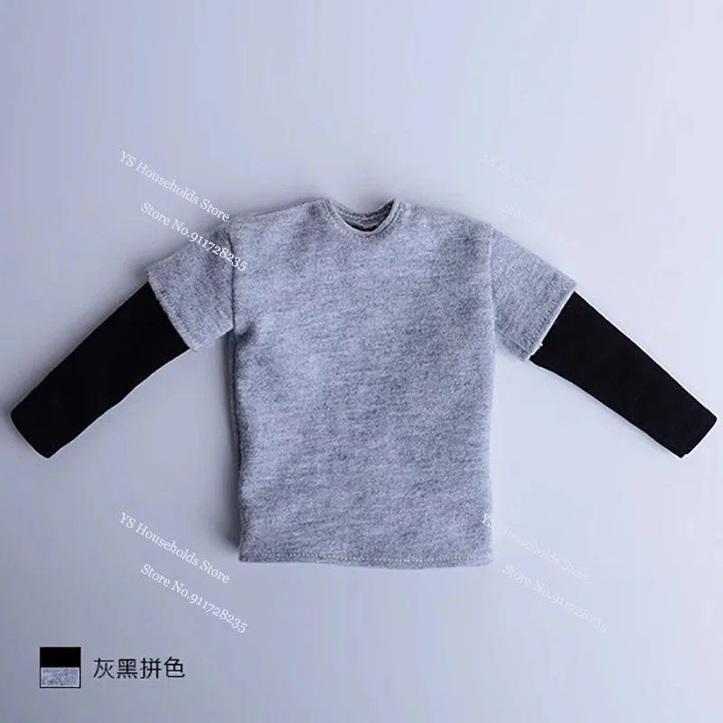 Sweat à Capuche Gris Clair Multi-Styles pour Homme, Soldat, Jean Court, Accessoire de Vêtements, Adapté au Corps de Figurine de 12 Pouces, 1/6