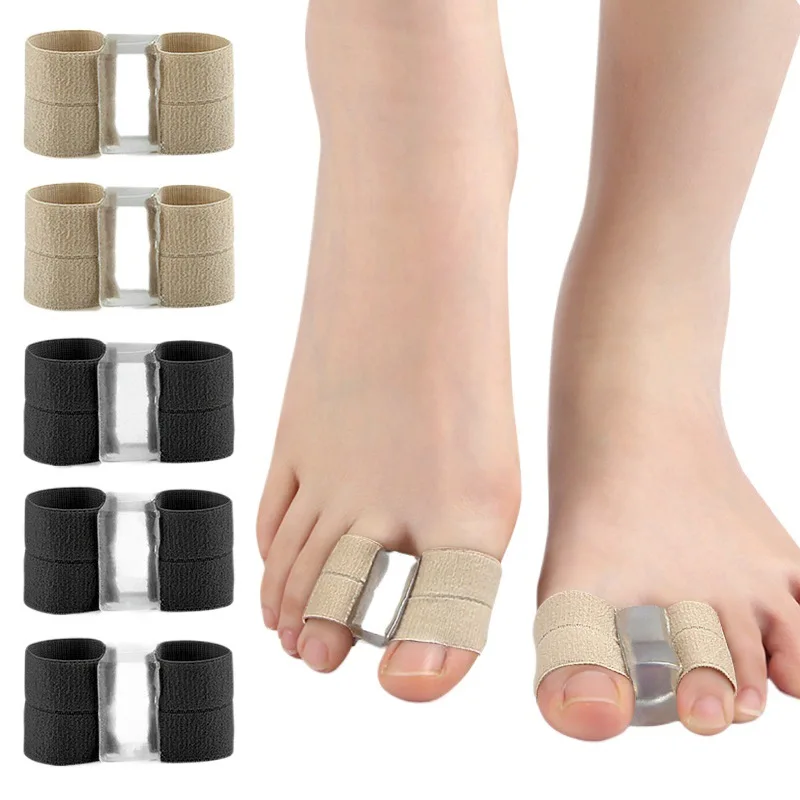Forefoot Pad double-hole Toe Separators Big Toe Eversion Fixation Separators Binding Straps And Toe Covers