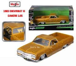 Maisto 1:25 1965 Chevrolet EI Camino Classic car simulation alloy car model crafts decoration collection toy tools gift