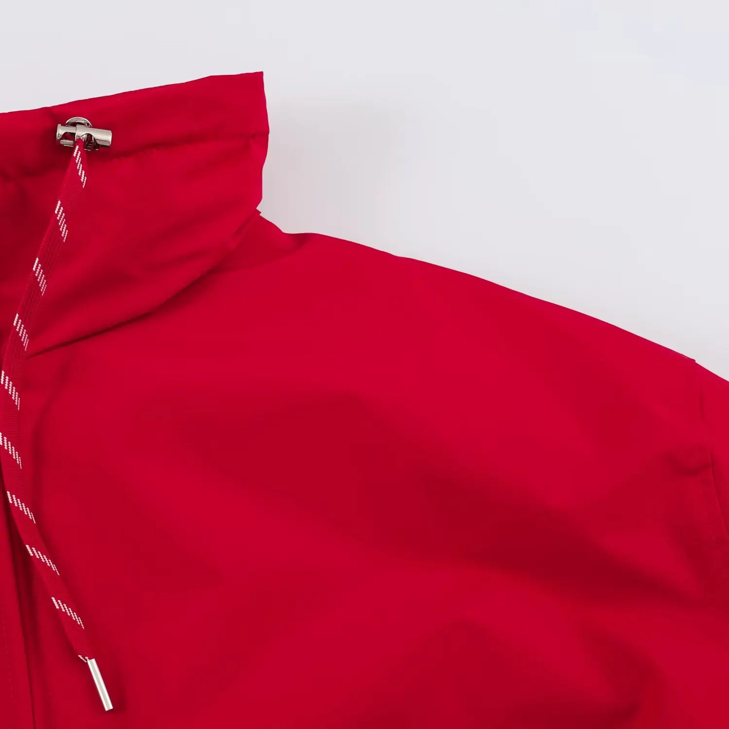 BSAY 2026 Herbst Damen Kurze Gefütterte Jacke Stehkragen Kordelzug am Saum Reißverschluss Langarm Locker Lässig mit Taschen Oberbekleidung Mantel – Detail 13