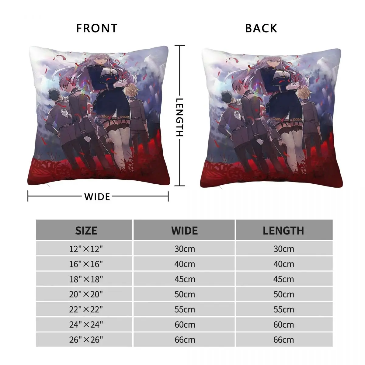 Eighty Six Vladilena Milizé Square Pillowcase Polyester Linen Velvet Printed Zip Decor Pillow Case Bed Cushion Case