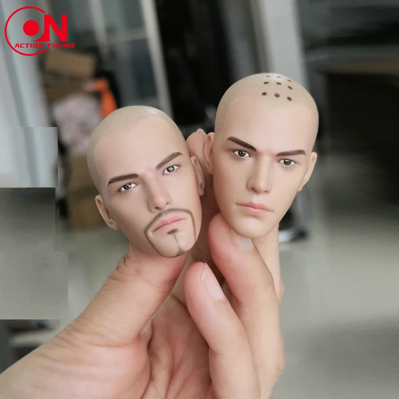 1/6th ذكر رئيس نحت 3 نسعات عيون مفتوحة ومغلقة الراهب المقدس رئيس النحت للذكور 12 بوصة دمية عمل أرقام #3