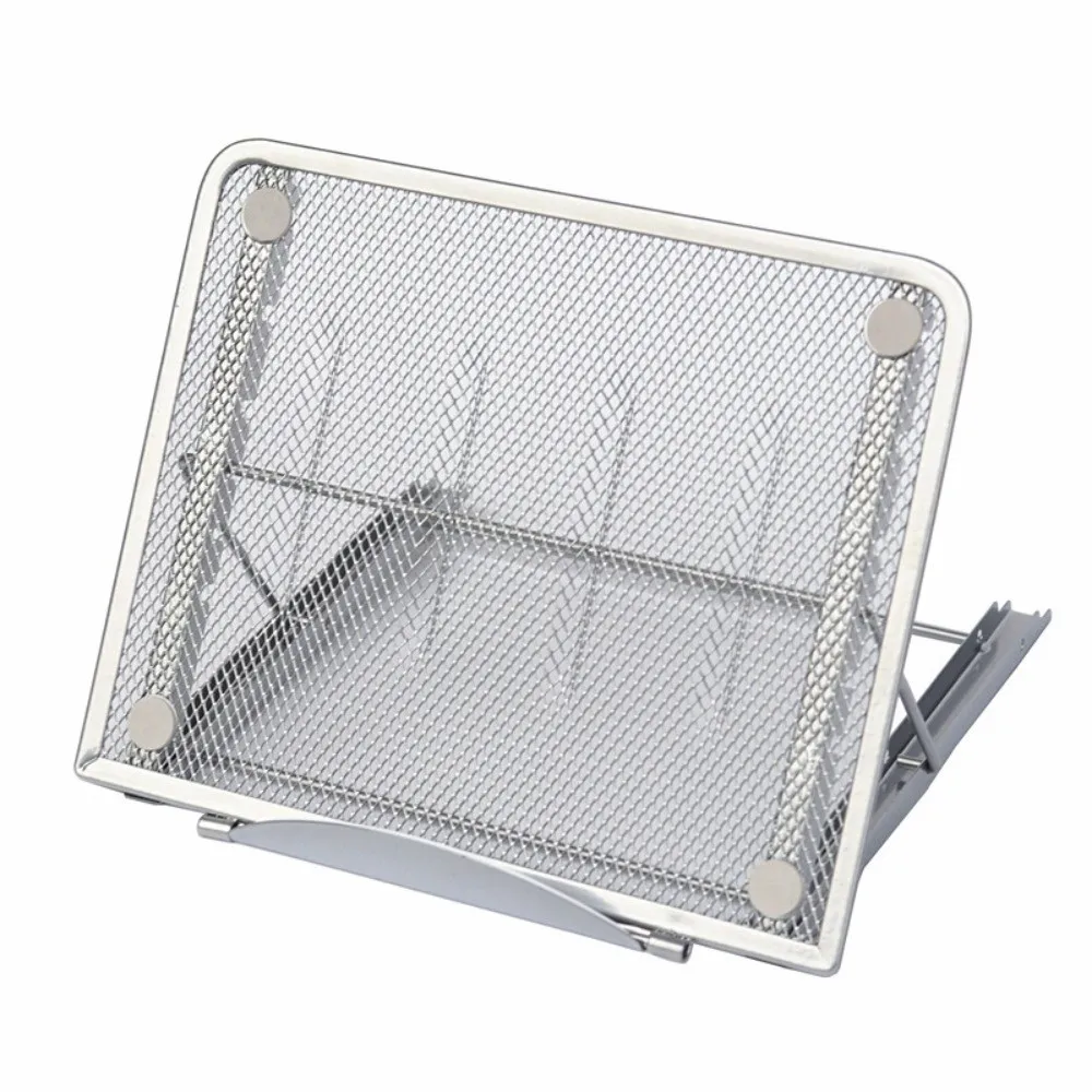 6 Adjustable Height Metal Laptop Stand High Quality Portable Tablet Holder Breathable Multi-Angle Foldable Portable Stand