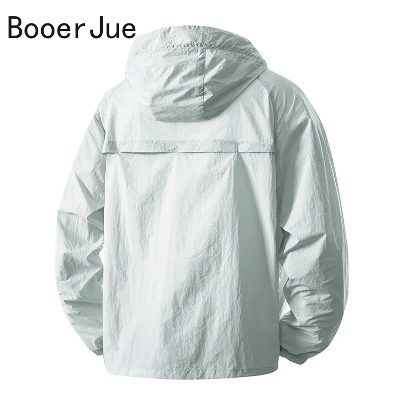 Men Women Summer Quick-Drying Hooded Skin Jacket Anti-UV Lightweight Fishing Cycling Hiking Coats UPF50+ Sun Protection Clothes