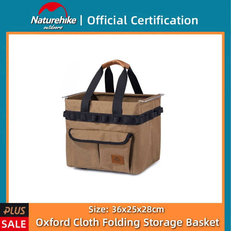 Naturehike 20L Oxford Cloth Folding Storage Bag Outdoor Portable Camping Picnic Travel Storage Bag IGT Dining Table Combination