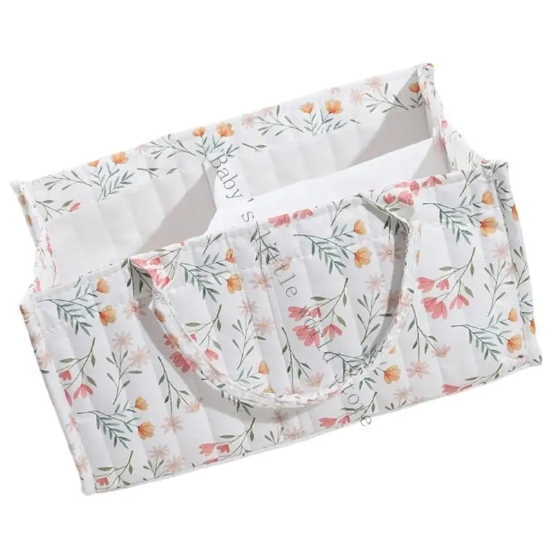 

Multifunctional Nursery Cotton Diaper Storage Bin Space Saving Diaper B2EB