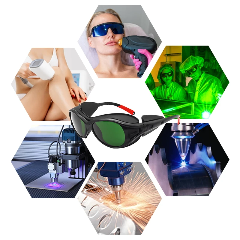 laser protective eyewear 10600nm OD7 protect Glasses IPL Laser Protection laser protector laser protective lenses laser glasses