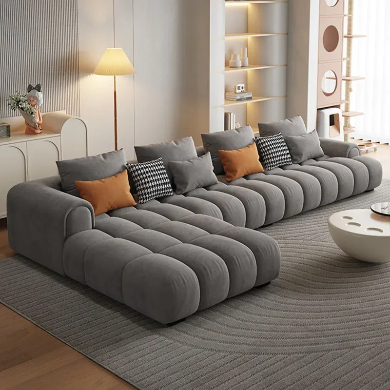 

Nordic Living Room Sofa Minimalista Lazy Modular Simple 3 Seater Sofa Recliner Bean Bag Chaise Lounge Muebles Home Furniture