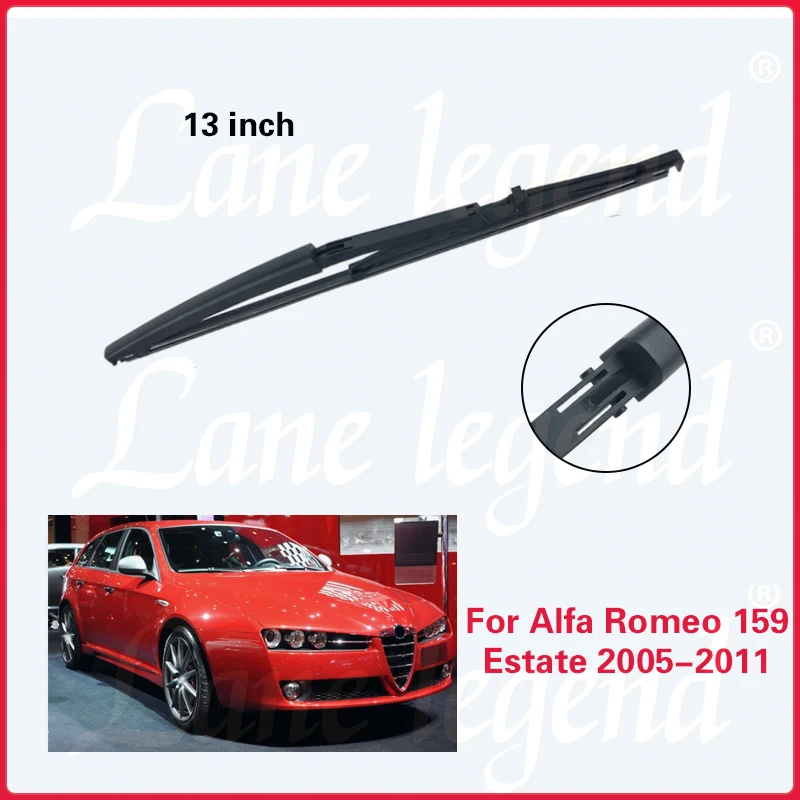 Car Wiper 13" Rear Wiper Blade For Alfa Romeo 159 Estate 2005 - 2011 Windshield Windscreen Tailgate Window Car Rain Brush