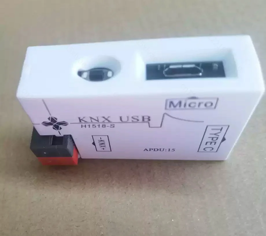 For KNX USB Download Interface Adapter, Dual USB Type‑C & Micro‑USB Port, KNX Bus Programming Debug Tool for Smart Home System
