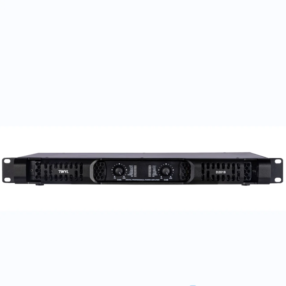 

Class-D 1U 1800W *2 Channel Amplifier D2018