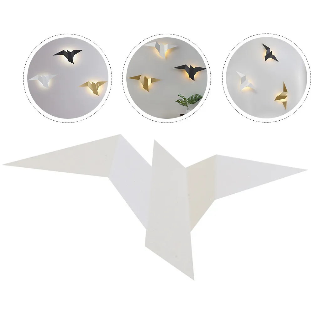 

1 шт. настенный светильник в виде летящей птицы, прочный материал, романтическое роскошное освещение для прикроватной зоны, прихожей, декора стен, прикроватная лампа