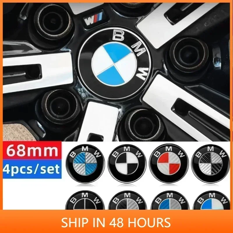 

-68mm Car Wheel Tire Rim Center Hub Covers Caps for X1 X3 X5 X6 F30 F20 F10 G30 E36 E46 E53 E90 E60 E61 E93 E87 Accessories