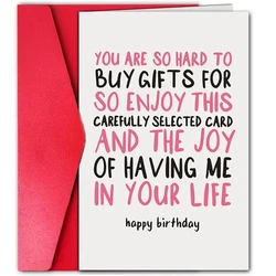 크리에이티브 생일 소원 카드, 재미있는 생일 카드 1 개 가족, 친구, 직장인을 위한 완벽한 선물