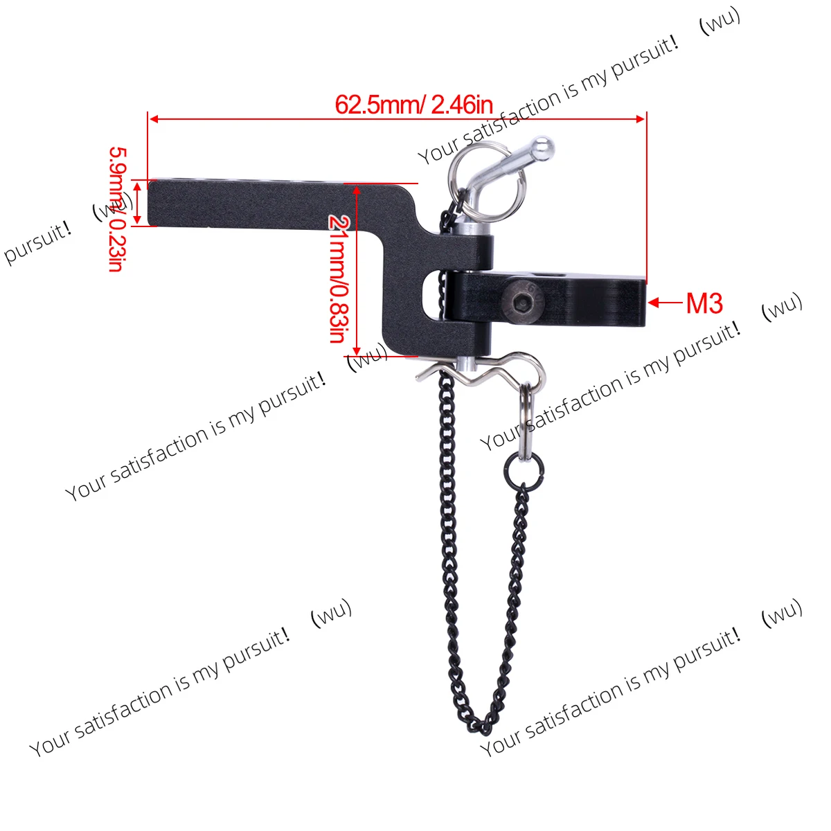 CNC Trailer Hook Rescue Accessories for 1/10 RC Crawler Axial SCX10 90046 TRX4 RC4WD Redcat TF2 CC01 Simulation Decoration Parts