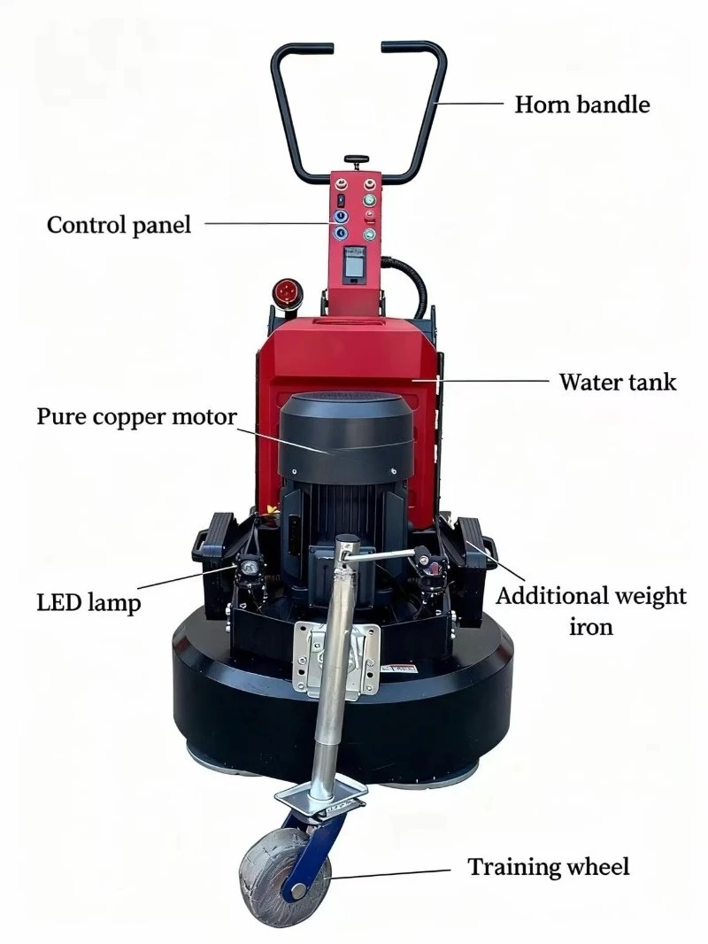 900Mm Epoxy Floor Concrete Grinder, Concrete Floor Grinder