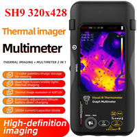 BSIDE SH7 SH9 Thermal Imager Camera 20000 Counts Digital Multimeter 2 in 1 IR Camera for Automobile Pipe Heating Inspect