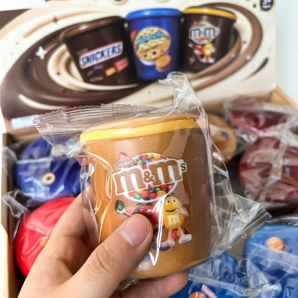 人気商品！かわいいミニサイズの、本物そっくりのスナックバケツ型、ゆっくりと元に戻る、指で押すと音が鳴る、柔らかいシリコン製、ストレス解消に最適、クリスマスギフト。
