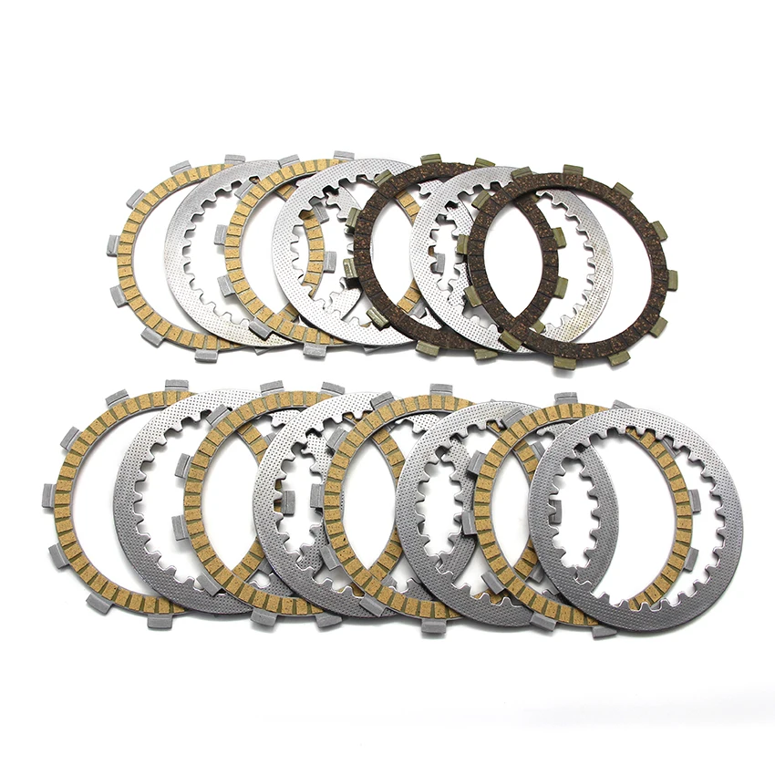 For Yamaha FZ6 FZ6‑N FZ6‑S FZ6 FAZER 2004‑2009 Motorcycle Clutch Disc Replacement Spare Part Clutch Friction Steel Plates Kit