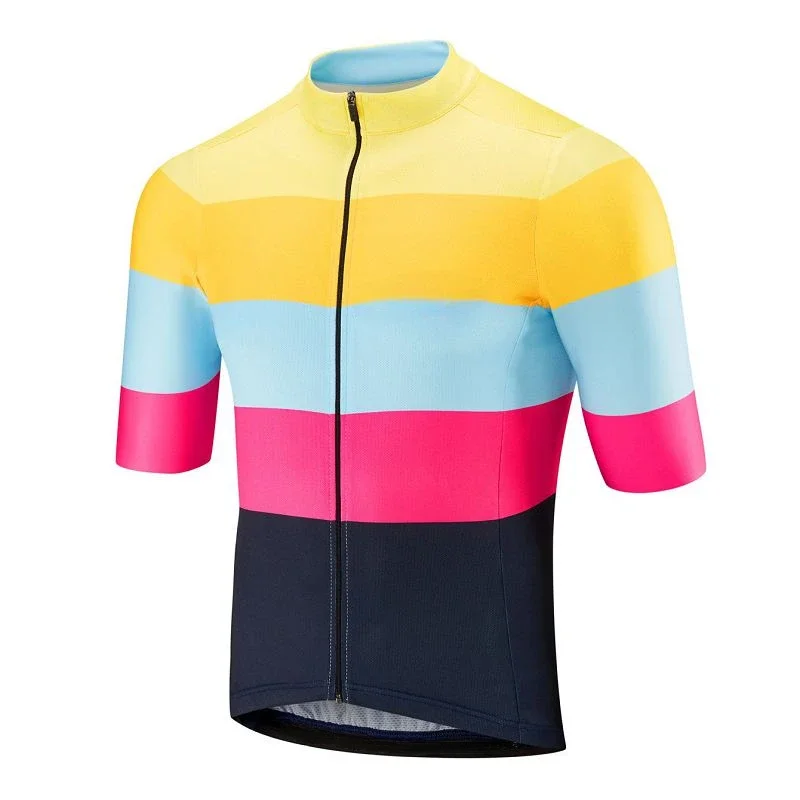 NEW Morvelo Summer Cycling Jersey Shirts Maillot Ciclismo for Men Short Sleeve Quick Dry MTB Bike Clothing Tops Wear