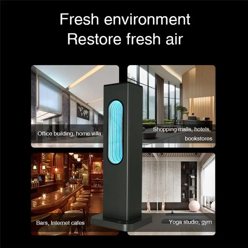 ABBK Smart for Aroma Diffuser Machine with APP Remote Control Timed Mode Fragrance Dispersion for Home Car Office, 100ml,