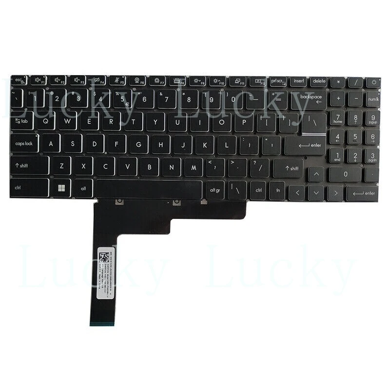 f New US Per Key Backlit Keyboard for MSI Creator Z16 B12UHS B12UHST B12UHT(MS-15G1)
