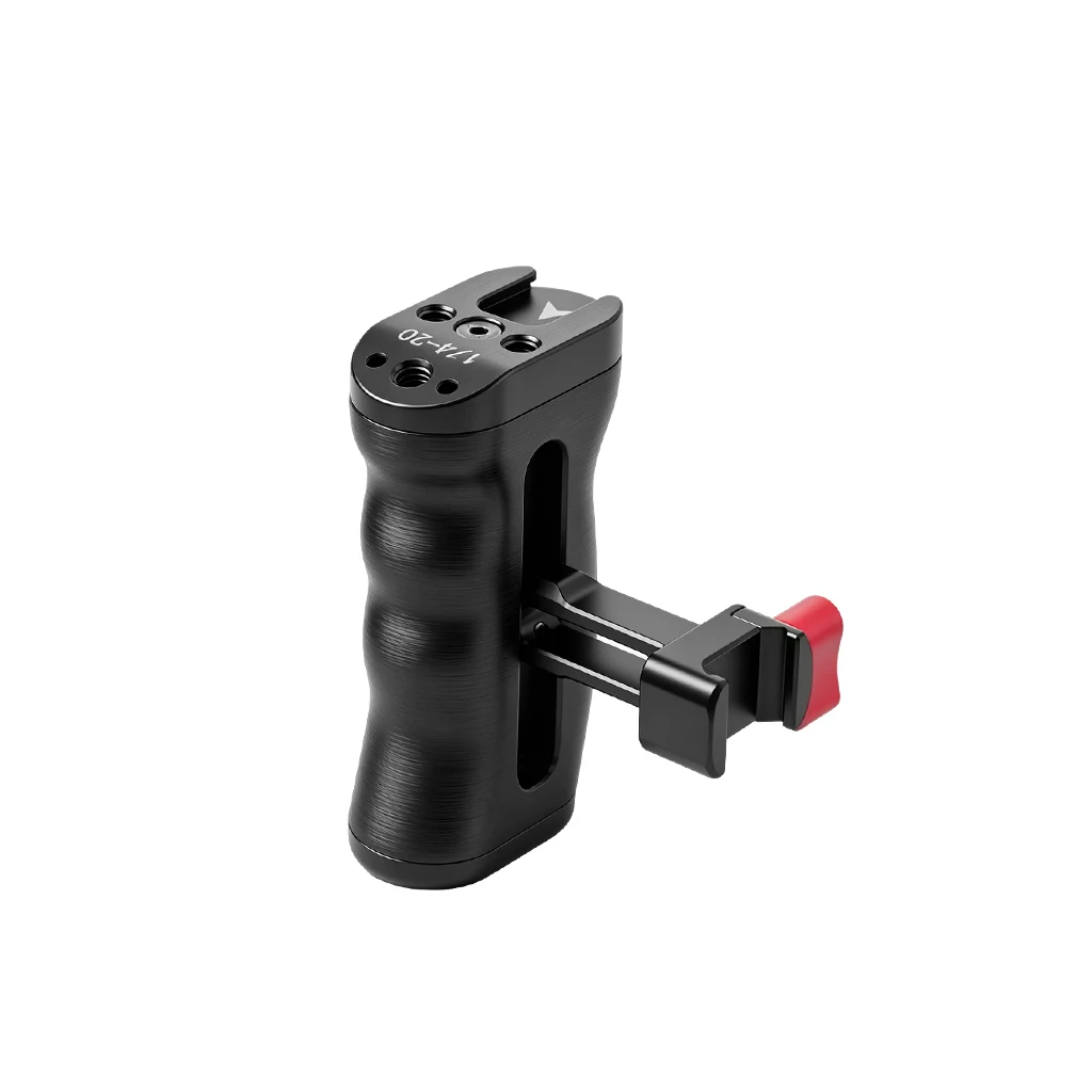 DSLR-Kamera-Cage-Rig mit NATO-Schienen-Seitengriff, rutschfester Gimbal-Hebegriff, Cold Shoe Mount, 1/4" 3/8" Gewinde, Ronin-Stabilisator – Detail 13