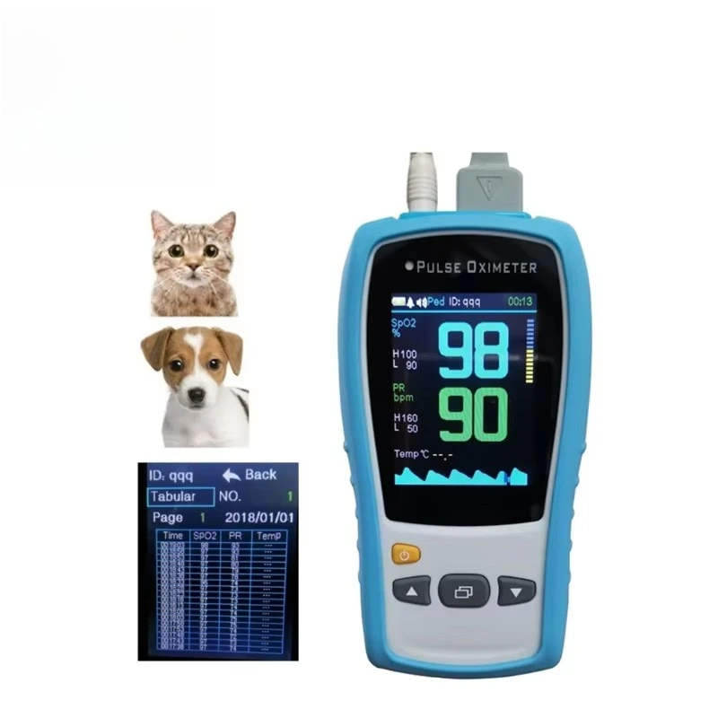 

HC-R001 Factory Price Portable Pulse Oximeter for Dog,cat/Multi-Function Veterinary Pulse Oximeter